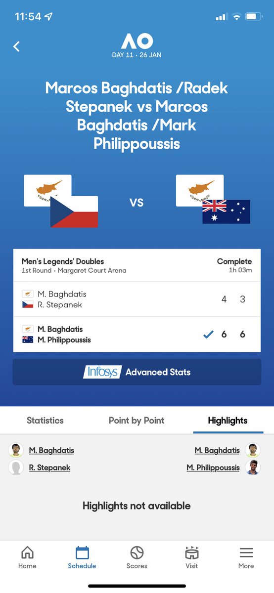 Wow Marcos Baghdatis must be amazing in retirement! #AusOpen