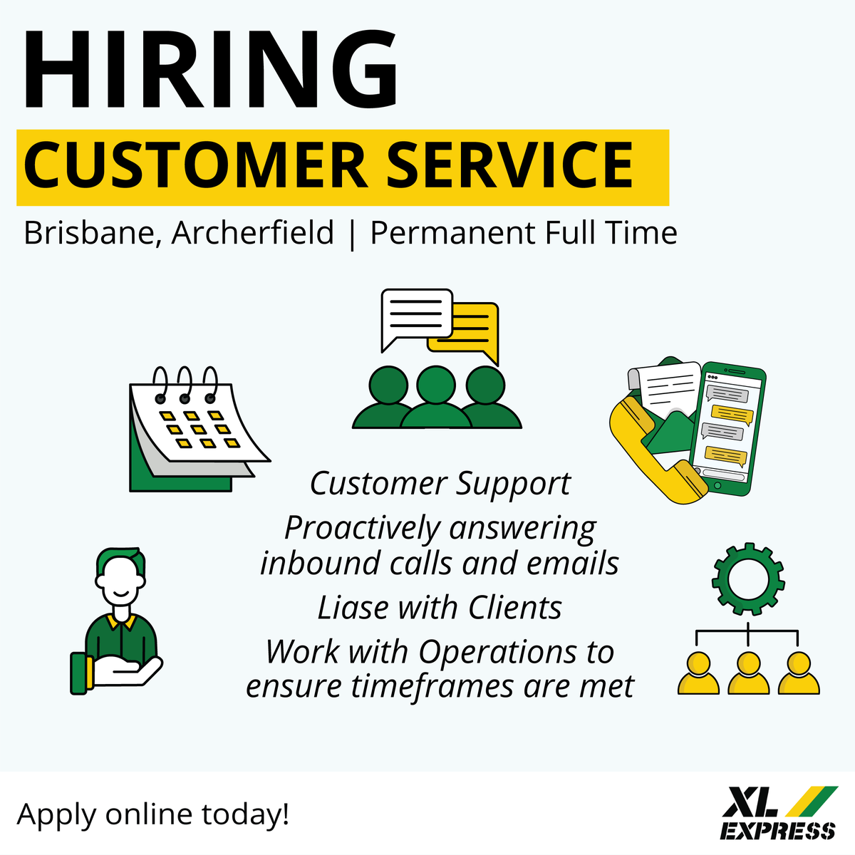 Apply to join our team today at seek.com.au/job/59733838?t…
Your new role is one of the most important in our business: ongoing customer support to our customers! Our customer service is something we pride ourselves on and you are going to love being a part of it. 

You will need...!