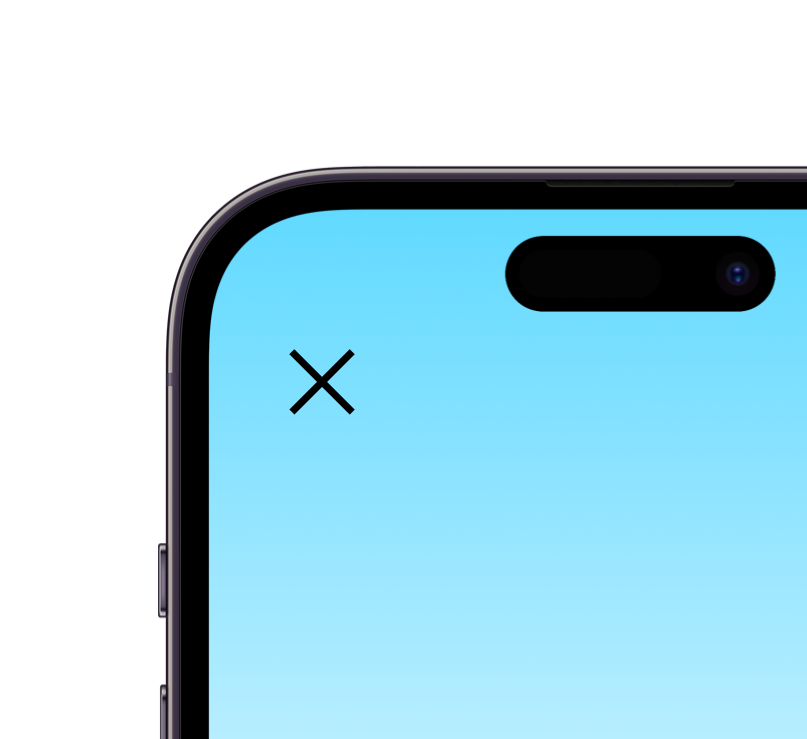 The standardized close action 👀

Always in the top left corner, it's is one of those things that most designers use but few question. The intention is clear but interaction is just too awkward on a phone. 

It works with a mouse but that thumb stretch is odd. Is 2023 the year?