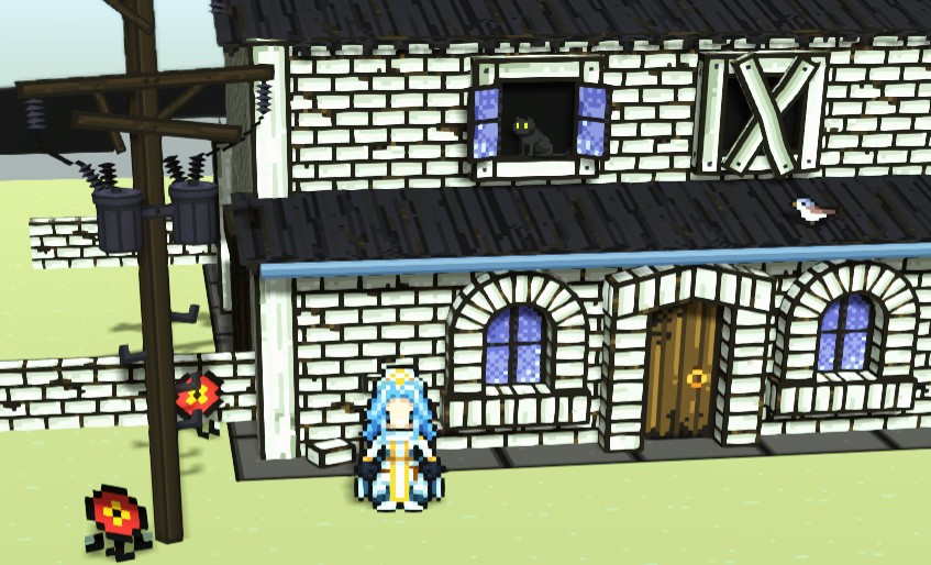 Having lots of  fun working on my first project. There is so much to consider but I'm trying to take it slow and steady :)

#crocotile3d #gamedev #indiedev #pixelart #lowpoly