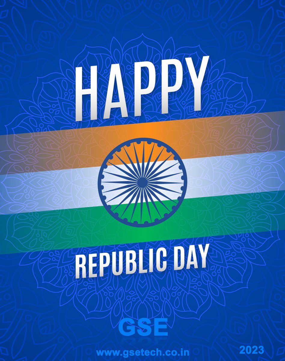 TechnologyGse's tweet image. Let us not forget the rich heritage of our country and feel proud to be a part of this nation. Happy Republic Day 2023!!

gsetech.co.in

#India #GSETechnology #Engineering #CAD #CAE #Automation #Customization