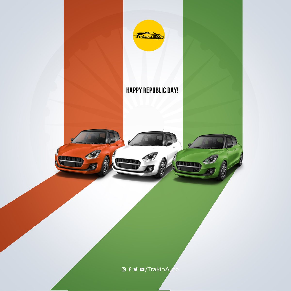TrakinAuto's tweet photo. To the heroes of the Nation, and to the people of the nation, #TrakinAuto team wishes you all a Happy Republic Day! ๐ฎ๐ณ๐ https://t.co/O9uQM7lndE