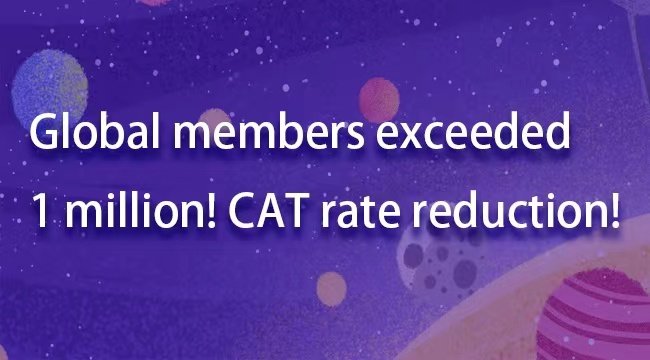 #CatStar Global members exceeded 1 million!🔥🚀
The platform base speed is reduced from 0.02CAT/S to 0.01CAT/S.  It's an exciting time for CAT valuations to rise again!

🔻Join CatStar:👇
chatany.world/h5/reg.html?in…

📌 Know More-👇
t.me/cryptoappminer…