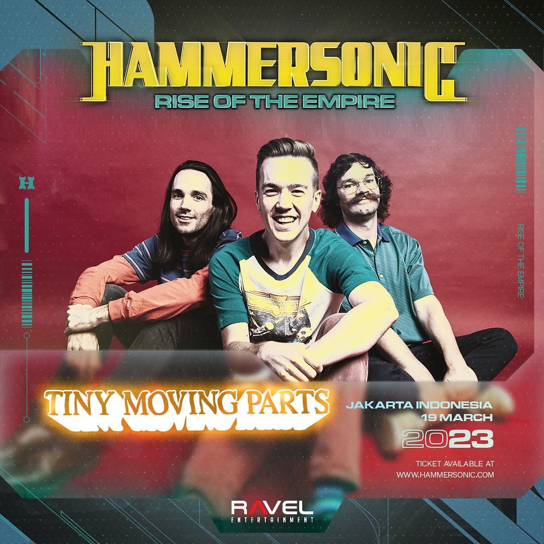 XtremeMerch's tweet photo. Tiny Moving Parts akan tampil di Hammersonic 2023 🤘🏿🗿 https://t.co/FxasPQshT2