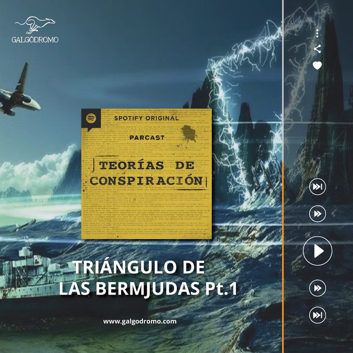 PistaGalgodromo's tweet photo. Hoy en el podcast de TEORÍAS DE CONSPIRACIÓN todo sobre el TRIÁNGULO DE LAS BERMUDAS 
En @spotifymexico por @parcast link 👇🏼
https://t.co/RH9iELO6S9
#podcast #newepisode #triangulodelasbermudas #naufragio #historias #teoriasdeconspiracion #spotify #production #galgodromo #parcast https://t.co/egKrvTSD39