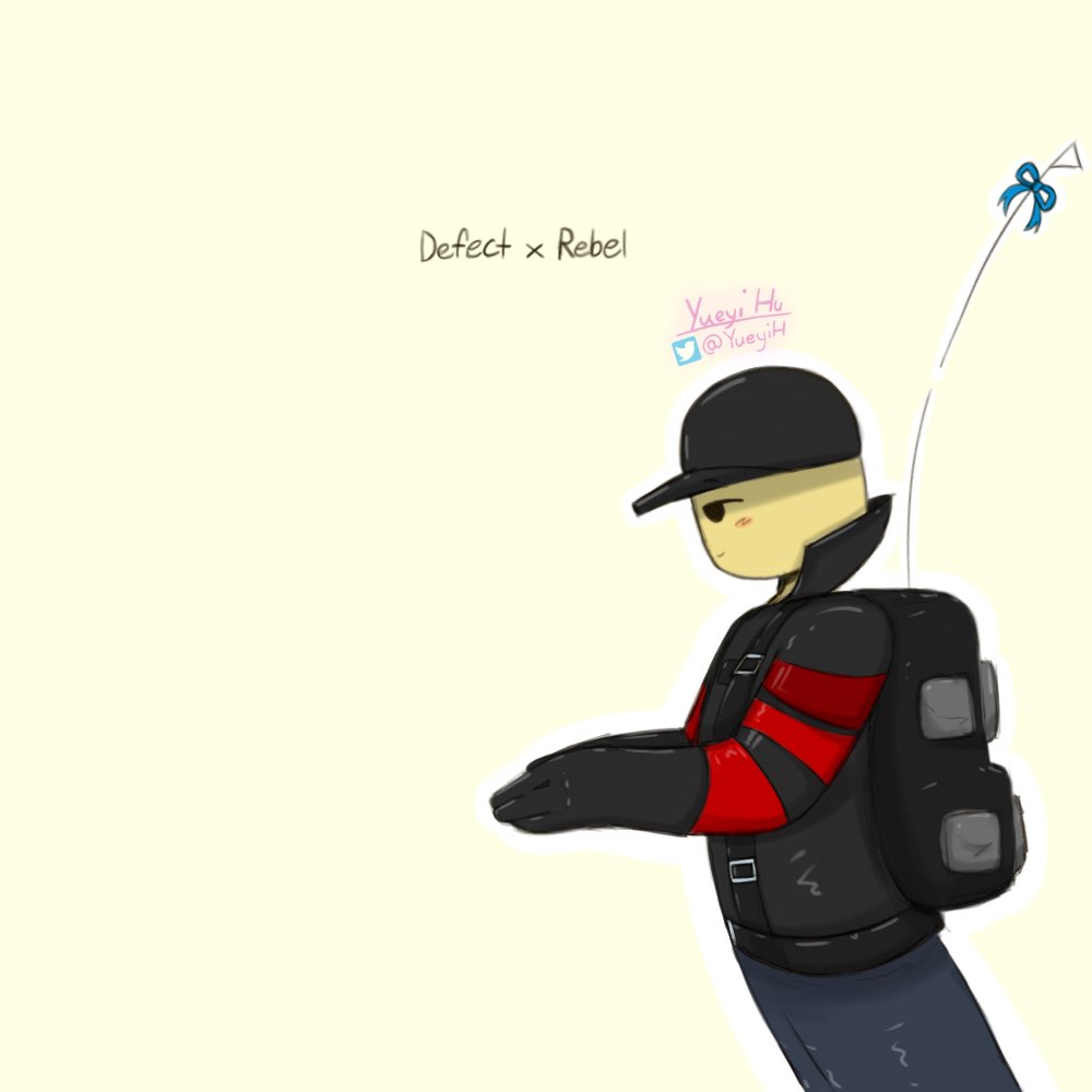 i did drawing of rebel from game called evade. #roblox #robloxart