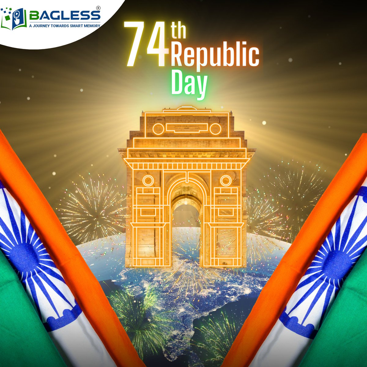 BaglessOfficial's tweet photo. Bagless wishes you a very happy republic day.

#facts #DidYouKnow #indian #news #TrendingNews #republicday2023 #republicdayindia #republicdayparade #indianarmy #gantantradivas #RepublicDay #NarendraModi https://t.co/p9KjTsU2At