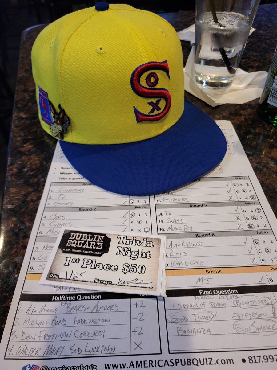 DyeMasterDiscs's tweet image. Winners!!! 4 weeks in a row! 
#AmericasPubQuiz #PINdejos #TriviaMasters