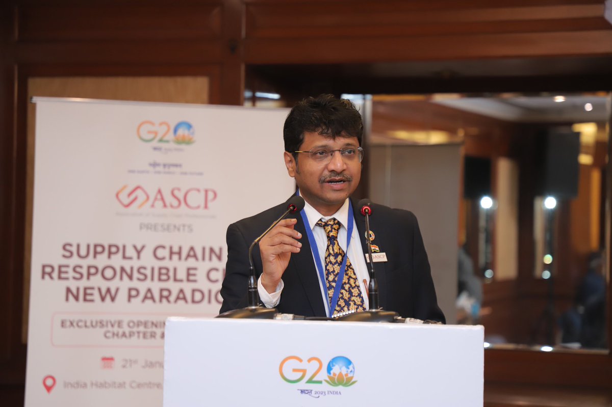 neilbasu's tweet photo. An absolute honour to be part of inauguration of @OfAscp’s newest Chapter in New Delhi at the India Habitat Centre. An amalgamation of top logistics leaders &amp; guests from overseas made it very special. With this new chapter full of energy one can say that ASCP has arrived! https://t.co/IHAXutSrWa