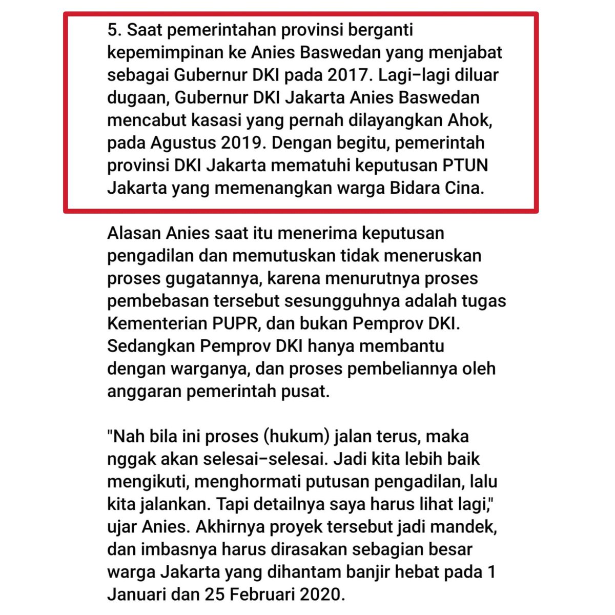 Terkait masalh sodetan ciliwung😌

Semoga buzzer Bapa Yohanes ga lelah untuk bersilat lidah dan g capek🤪

Bacanya pelan pelan yaa jangan ngegas duluan😌

Yang mau retwit monggo😌
