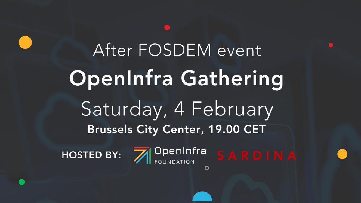 openinfradev's tweet image. #OpenInfra user groups from France, Germany, Netherlands, and Belgium are partnering to host a post-FOSDEM meetup on Saturday, February 4 at 19:00. Come meet your local community organizers, grab a drink, and get some swag! ow.ly/7kx950MAtrv