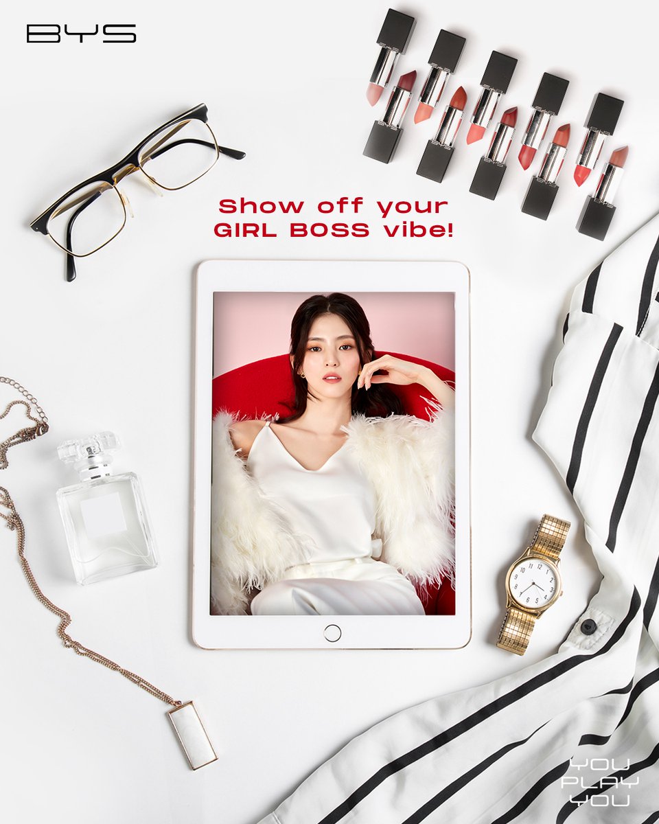 Channel Han So Hee and bring out your inner girl boss! 👩🏻‍💼

Share your girl boss look with shade ‘Girl Boss’ from Pout by BYS. (Han So Hee’s favorite shade!) We can’t wait to see your captivating looks. 🤯

#YourLipsYourPlay #HanSoHeeForBYSPH #PoutByBYSPH #BYSPH #YouPlayYou