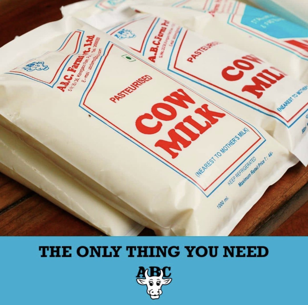 ABC_Farms's tweet photo. One glass of good health is all you need!

To order cow’s milk, click the link in the bio, drop by across our five stores in Pune, find us at Dorabjee's. https://t.co/kOXOzdVj0W