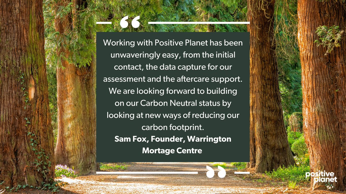 PositivPlanetHQ's tweet image. We sat down with @wmcmortgages to discuss the process of becoming Certified Carbon Neutral 🌍

WMC had no prior expertise in sustainable activities, so like many businesses, they naturally feared the worst 🙁

Find out about their journey so far ➡️ positiveplanet.uk/how-warrington…