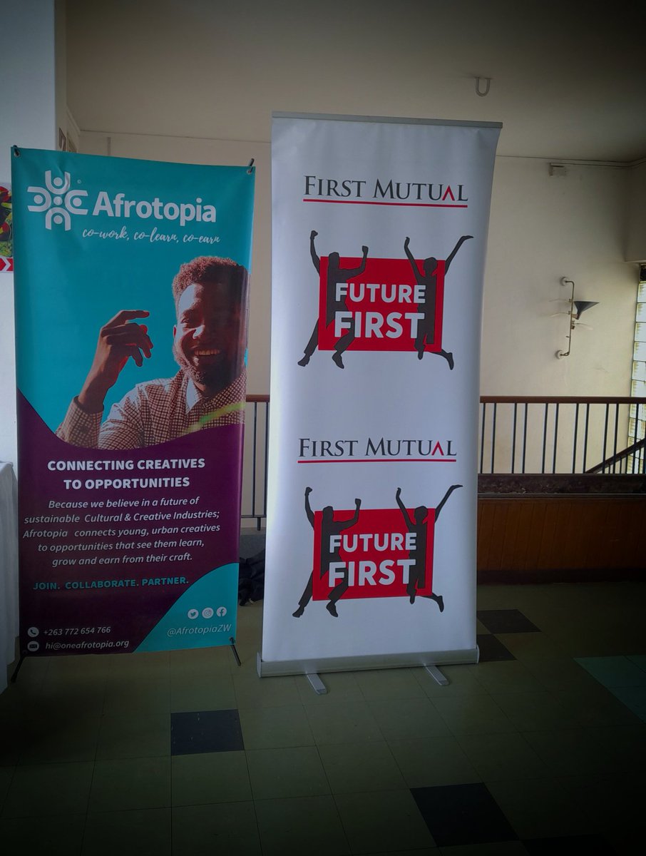 AfrotopiaZw's tweet photo. #HappeningNow: #FutureFirstZW Financial Literacy training of Creatives by First Mutual. Thanks for coming through and choosing to not fumble the bag Afrotopians. 🔥
#AfrotopiaZW https://t.co/oj6X7nZCmR