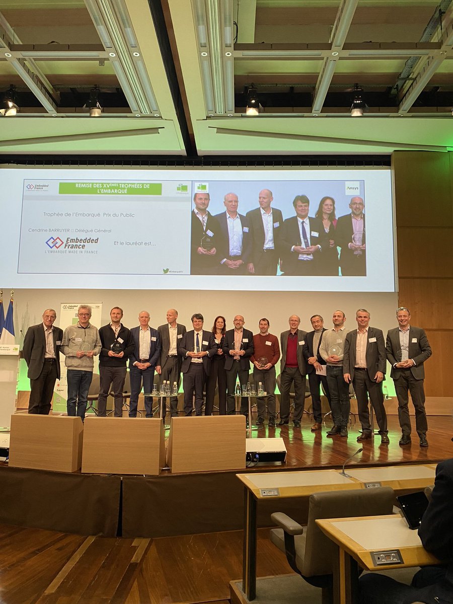 We are honored to be the prizewinner of the category "Health and Personal Services" at the Embedded IoT Trophy last Tuesday at <a href="/Economie_Gouv/">Ministère de l'Économie et des Finances</a> in #Paris. Thanks again to the whole team of <a href="/EmbeddedFrance/">Embedded France</a> for this recognition! 🙌🏆