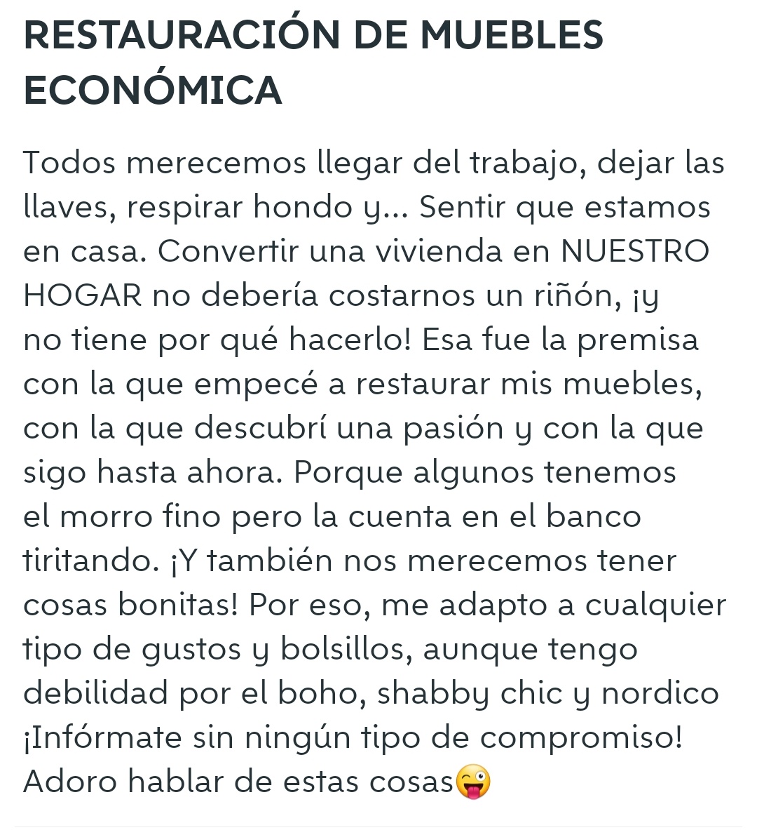 xRedValkyrie's tweet photo. ¡Holi! Ahora que por fin estoy en paro y que gracias a mi jefe voy a cobrar una mierda, voy a dedicarme a una pasión que descubrí hace poco... Restaurar muebles. Esta oferta estará por tiempo limitado (hasta que termine lo que estudié), así que si me ayudáis os como la cara😜 https://t.co/XjfIpOB2y7