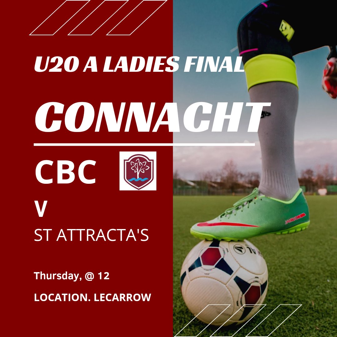 Claregalway College (@claregalwaycoll) on Twitter photo Another final! Best of luck to our Snr Girls in soccer final today against <a href="/StAttractasCS/">STAttractasCS</a> #Bród #CBCAbú Another final! Best of luck to our Snr Girls in soccer final today against <a href="/StAttractasCS/">STAttractasCS</a> #Bród #CBCAbú