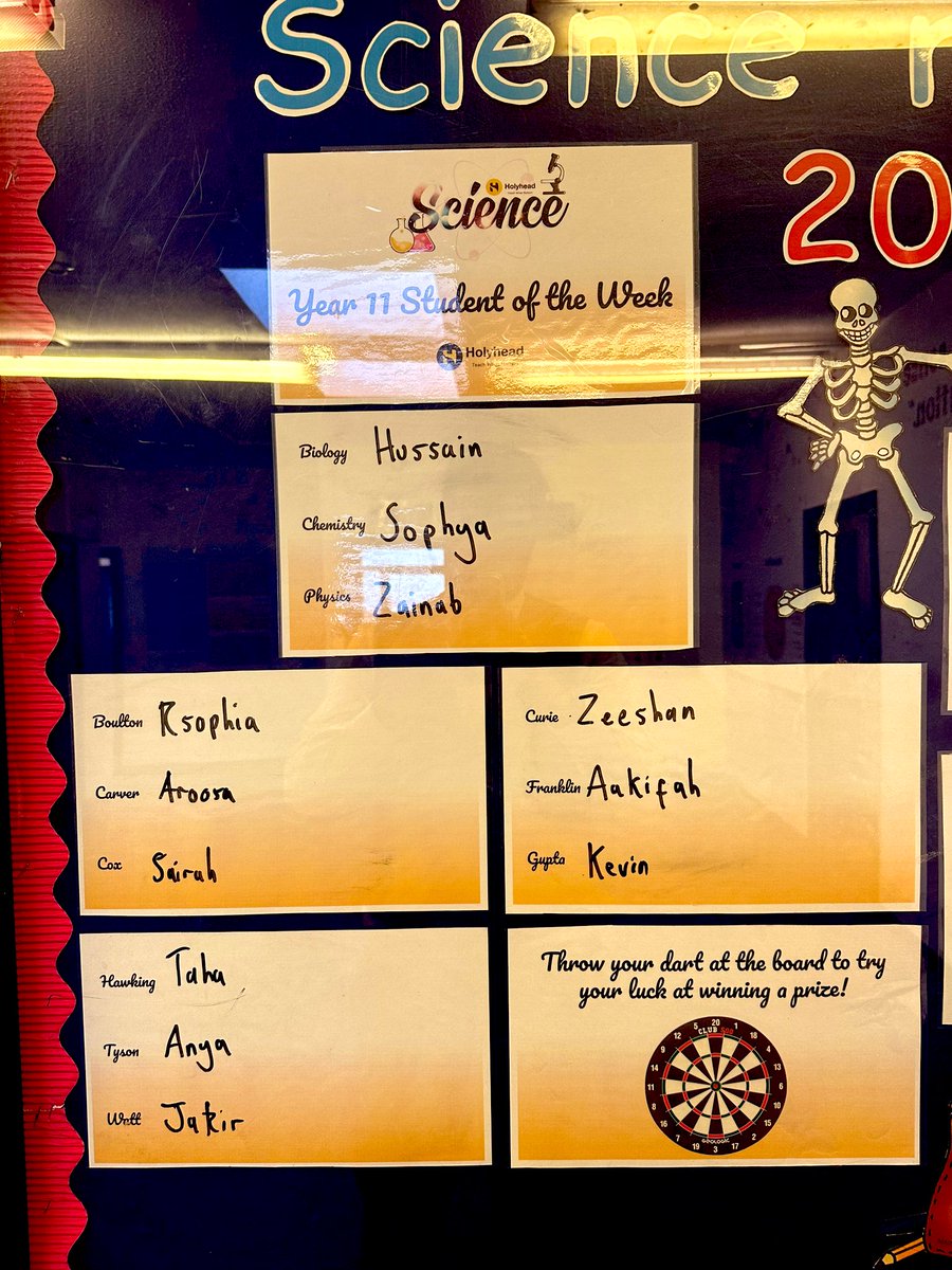 ScienceHolyhead's tweet image. Here’s this weeks students of the week… @holyhead_school