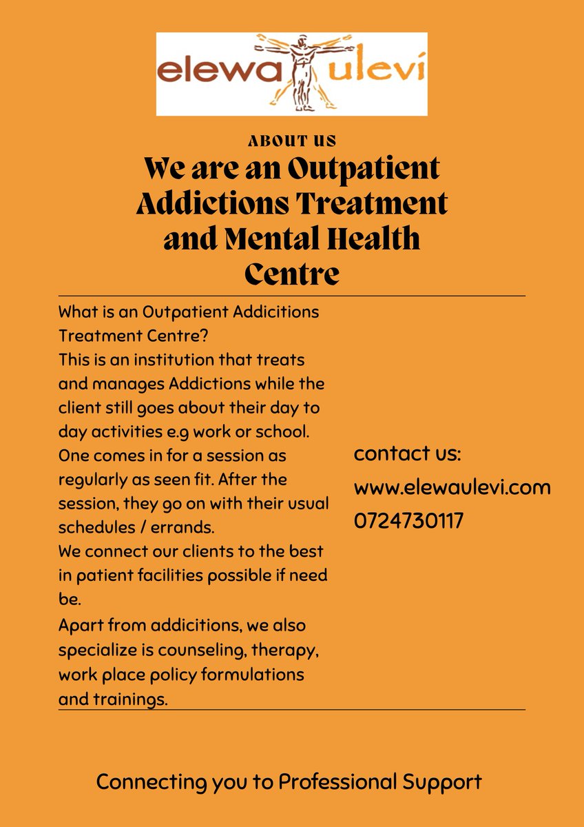 #elewaulevi #outpatientrecovery #addicitionrecovery #kenya