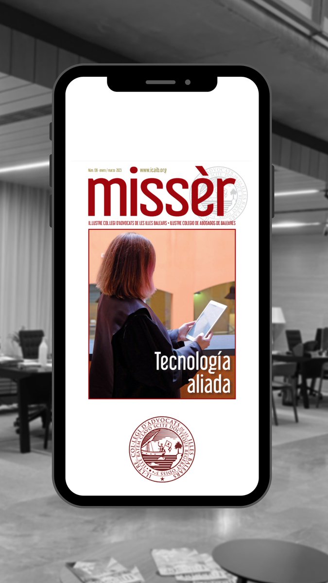 💻 La tecnología puede ser una auténtica aliada en el ejercicio profesional y, sobre todo, en la gestión administrativa de nuestro trabajo. Existen programas y aplicaciones que pueden sernos de gran utilidad.

🗞️ Esto y más, en el núm. 136 de Missèr: icaib.org/wp-content/upl…