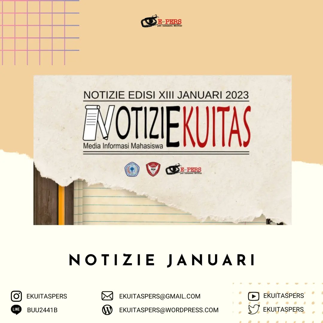 EkuitasPers's tweet photo. [NOTIZIE]

Liburan akhir semester memang selalu ditunggu oleh semua mahasiswa, khususnya bagi mahasiswa perantauan. Namun, ketika libur semester telah usai, saatnya mahasiswa kembali ke rutinitas perkuliahan.

Mahasiswa harus mempersiapkan segala materi yang dibutuhkan saat— https://t.co/k7G11lanjr