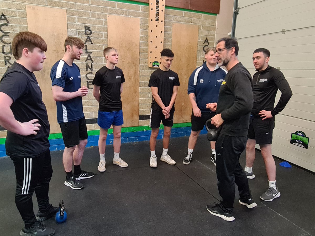 iwcollege's tweet photo. Earlier this week our #GymInstructing & #PersonalTraining students went to #CrossFitIncursion to learn more about the Sport of #Crossfit and coaching Crossfit sessions https://t.co/KWJJDXr7dt