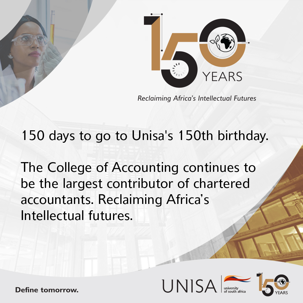 Unisa on Twitter "150 days to go to Unisa's 150th birthday. The