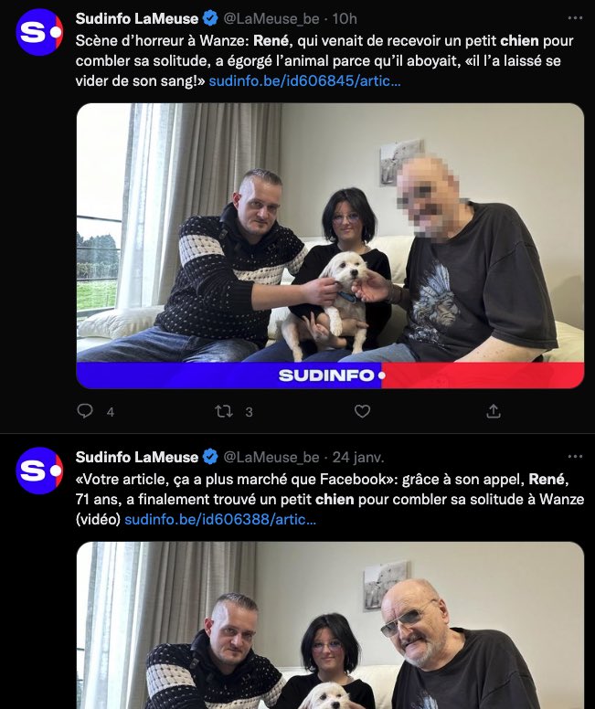 La prochaine fois que papy se sent seul, offrez lui un poulet et deux boites de compote

(Pardon c’est un mécanisme de défense)