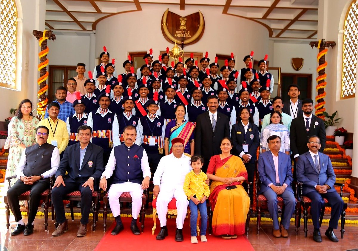 Congratulations to State NSS team for winning first prize in the Republic Day parade @Bengaluru