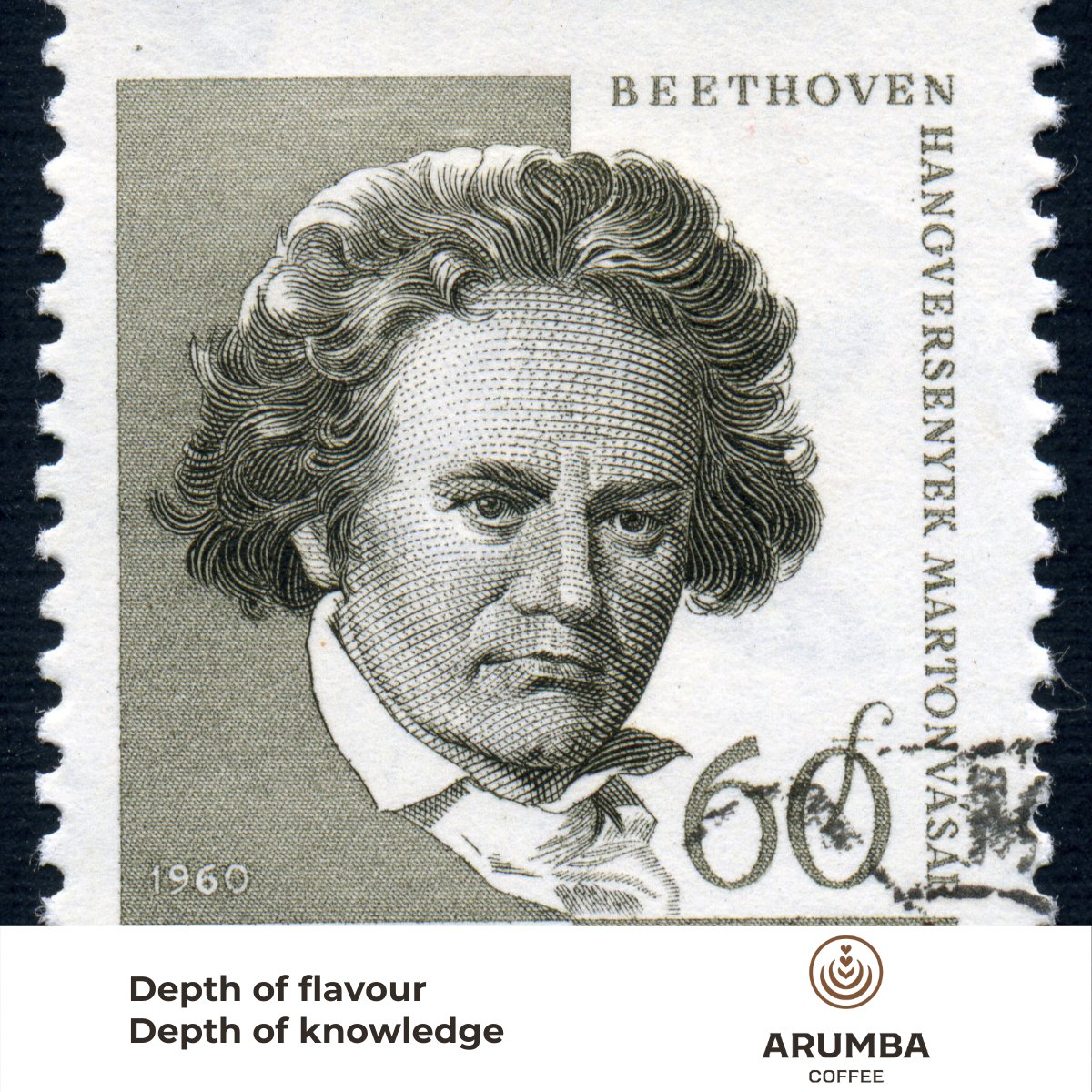Beethoven may not have understood the science of today's coffee-brewing methods, but his passion for java was so intense that he'd meticulously count out sixty beans before brewing up a cup! 

Talk about dedication to your morning brew.

#beethoven #thursdaythoughts #facts