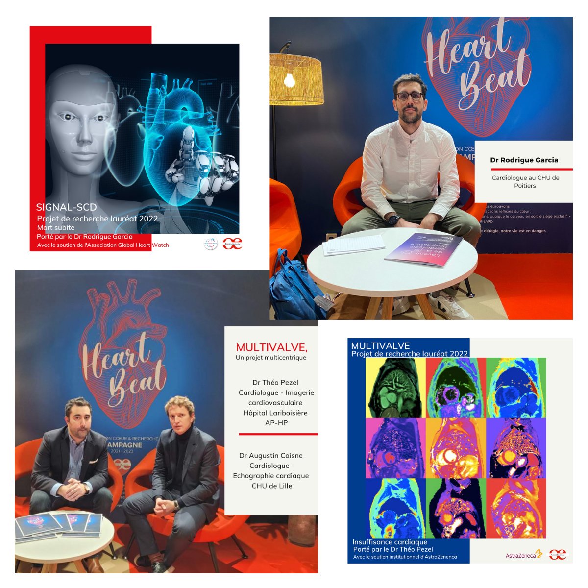 Fondation Coeur et Recherche (@coeur_recherche) on Twitter photo Lors des JE, nous avons remis les prix à nos 2 lauréats de l’AAP22. Sur les thématiques de l’#insuffisancecardiaque et de la #mortsubite avec le soutien d’@AstraZenecaFR et de l'Asso GHW, le Dr <a href="/PezelT/">Théo Pezel</a> et <a href="/RodrigueGarcia4/">Rodrigue Garcia</a> ont reçu chacun une dotation de 100K€ pour leurs projets. Lors des JE, nous avons remis les prix à nos 2 lauréats de l’AAP22. Sur les thématiques de l’#insuffisancecardiaque et de la #mortsubite avec le soutien d’@AstraZenecaFR et de l'Asso GHW, le Dr <a href="/PezelT/">Théo Pezel</a> et <a href="/RodrigueGarcia4/">Rodrigue Garcia</a> ont reçu chacun une dotation de 100K€ pour leurs projets.