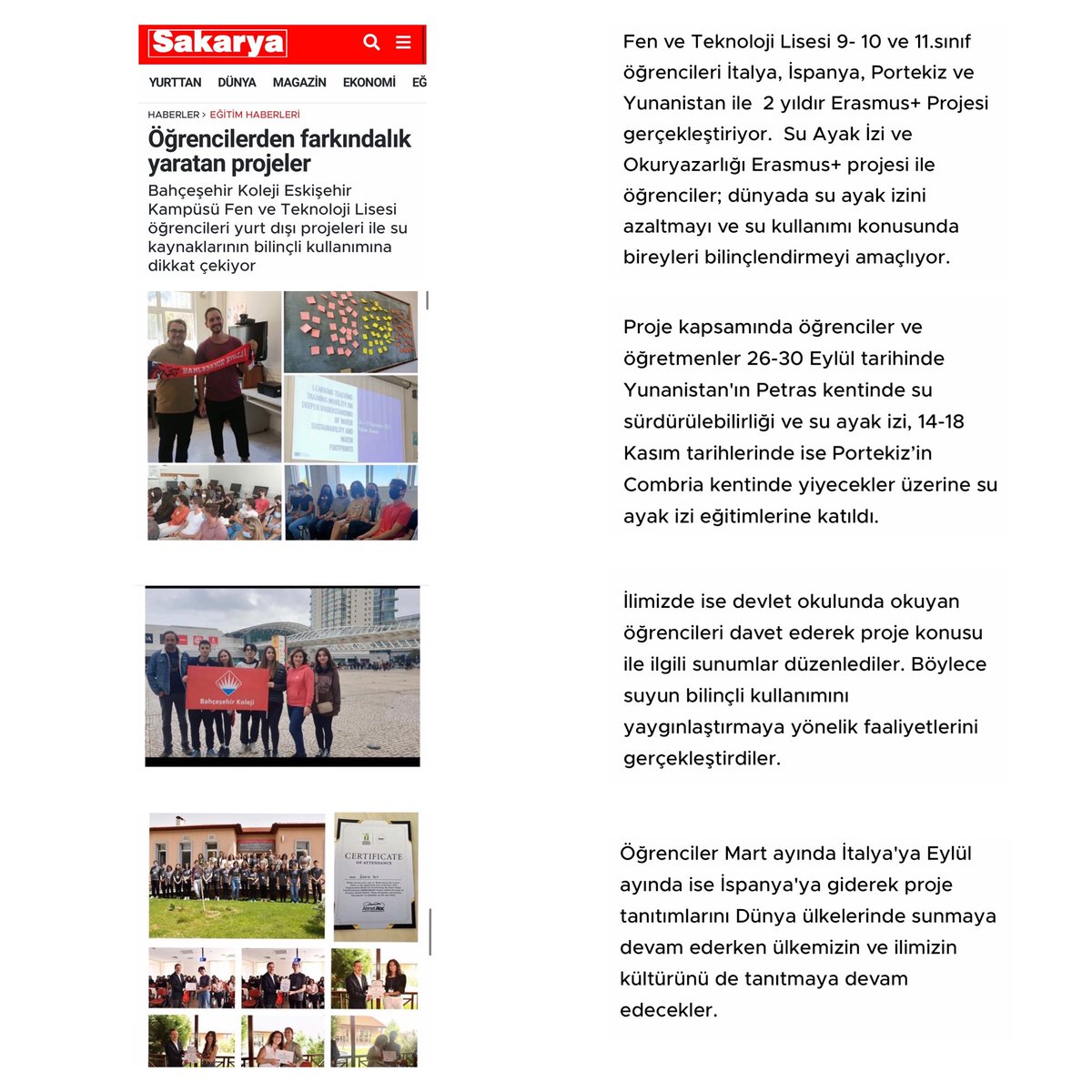 BK_Eskisehir's tweet photo. Fen ve Teknoloji Lisesi Erasmus projemiz yerel basında 📰 https://t.co/i1R4Ktf8p7