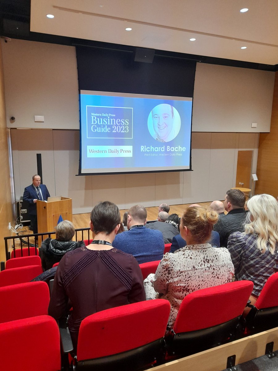 andrewarthur90's tweet photo. Great to be back at @BristolAero for the launch of the Western Daily Press annual business guide 2023,to hear from representatives of businesses and major projects across the West, including @hinkleypointc Pick up today's WDP for a copy of the guide @businesslive #WDPtop150 https://t.co/FAeGyaC3bi