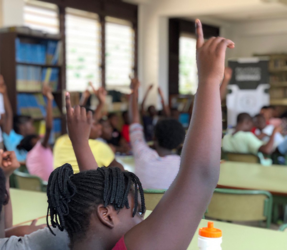 El martes, 24 de enero, hemos visitado Colegio Español como continuación de nuestro programa de la #semanadeeducacionambiental