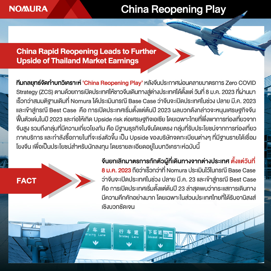 KrungsriCapital's tweet photo. 📈Strategy Update💡

📄 ‘China Reopening Play’ กลยุทธ์การลงทุน หลังจีนเปิดประเทศ

#StrategyUpdate #China #Chinaopening #Nomura https://t.co/D0SMLHMEob