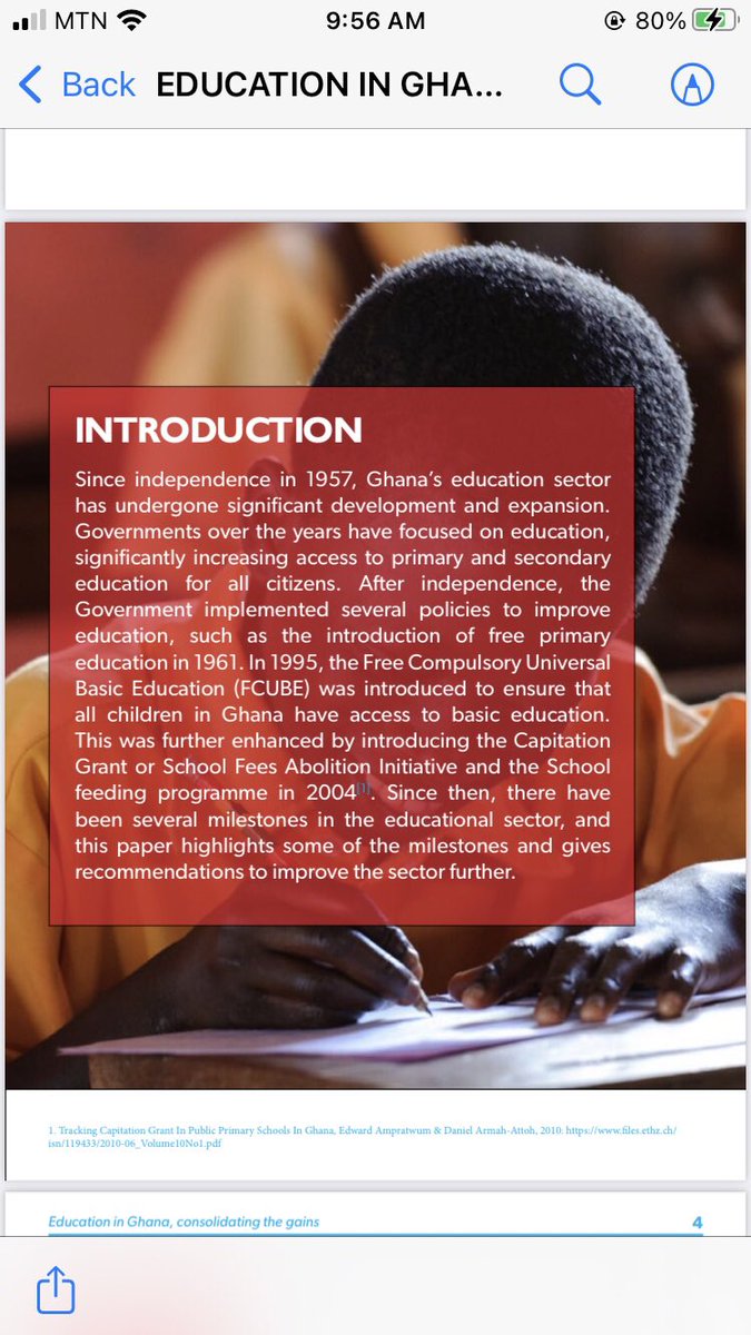 Brief: Education in Ghana, Consolidating The Gains; Proffering solutions for the future. 

An <a href="/AbanGlobal/">ABAN Centre for Global Policy</a> &amp; <a href="/NUGSOfficial/">National Union of Ghana Students</a> special, to commemorate International Education Day from the Ghanaian perspective. 

Read full document here: bit.ly/EduGh23

#EducationForAll
