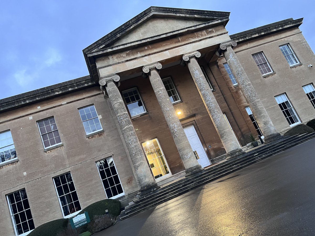 Early morning start for #cnbbristol Networking Breakfast at the stunning  Leigh Court