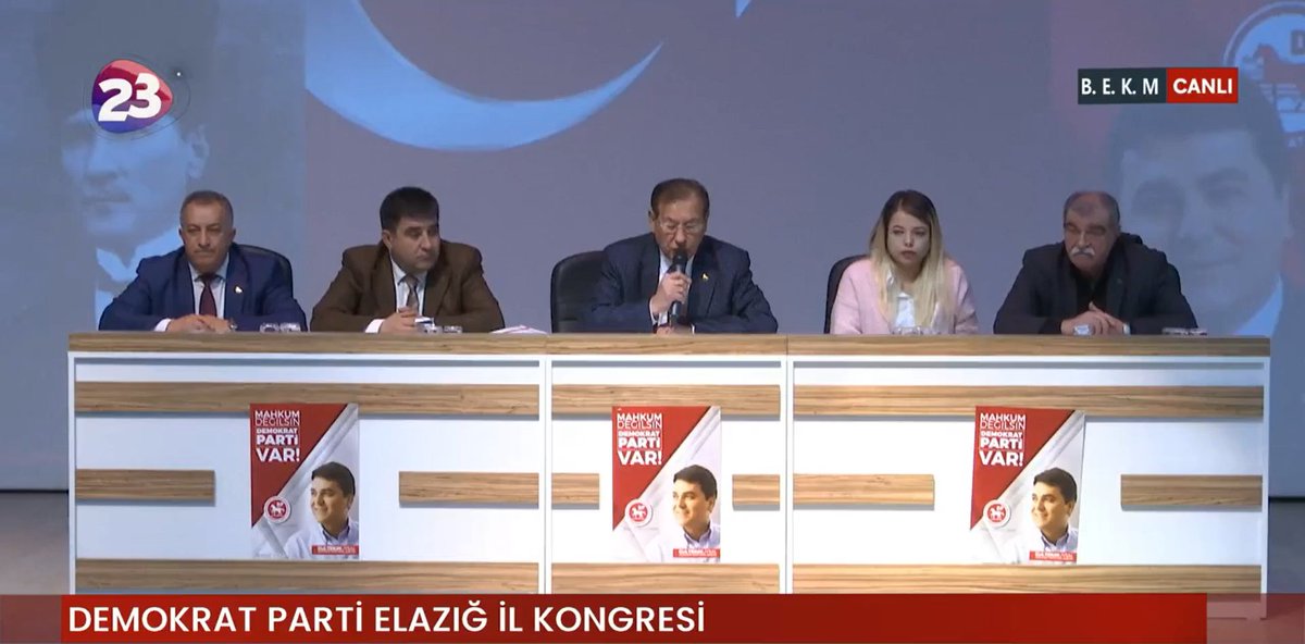 Genel Başkanımız Gültekin Uysal ve Milletvekilimiz Cemal Enginyurt'un katılımıyla gerçekleştirilen DP Elazığ İl Kongresi'nde güven tazeleyerek yeniden il başkanlığına seçilen Tuncay Avcıl Başkanımızı tebrik eder, sorumluluğa talip olan bütün arkadaşlarımıza başarılar dileriz..
