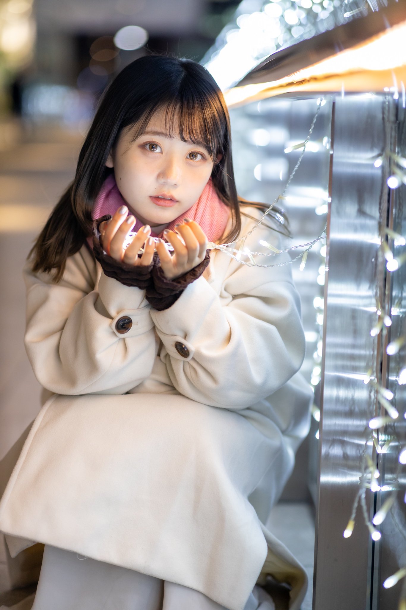 alphard on Twitter: "Model : こもれびもか さん @mocatankomorebi #博多駅イルミネーション ...