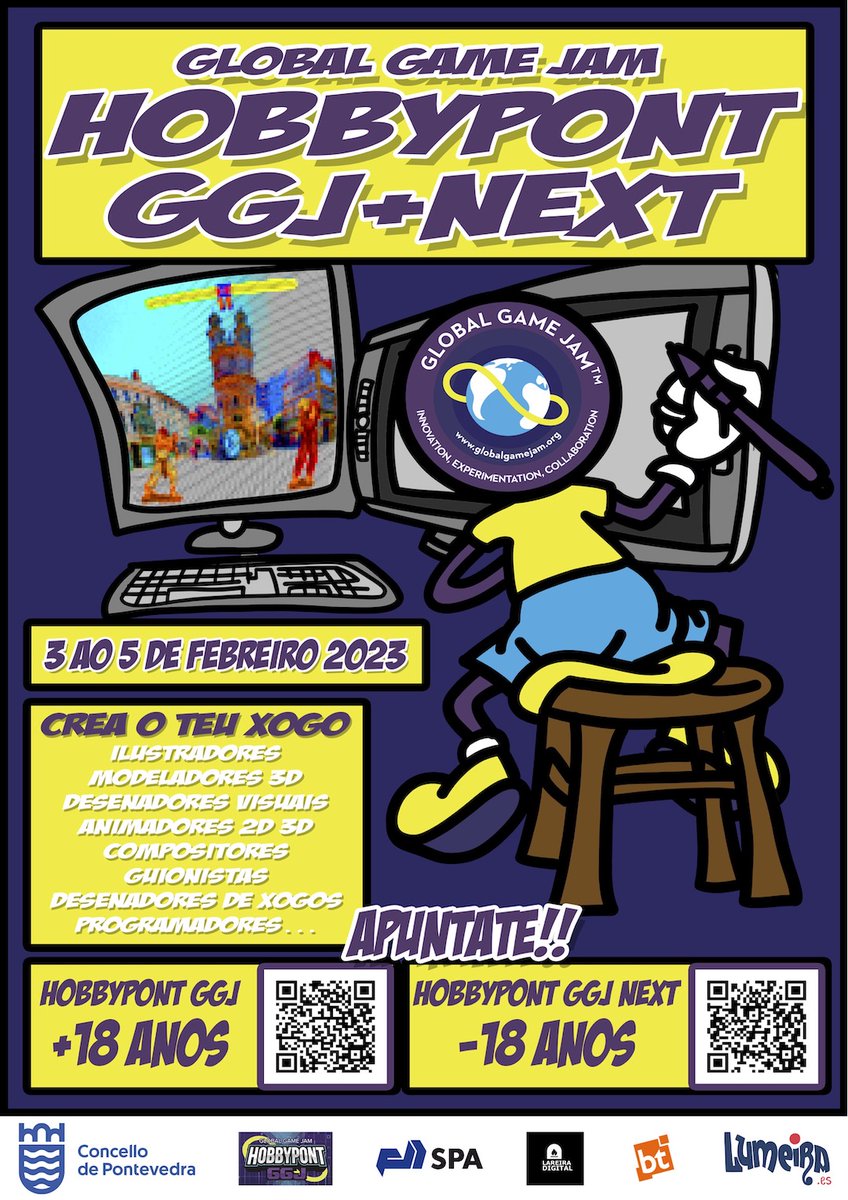 Empieza la fiesta!!!

globalgamejam.org/2023/jam-sites…

#HobbyPontGGJ23 #GGJ23