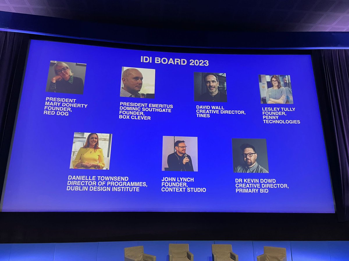 Design Leaders have an opportunity to impact the world for good and the power to create a better and Joyful future. #DesignLeadersConf today. In attendance DDI design leader and Director or Programmes <a href="/DTownsendDesign/">Danielle Townsend</a>