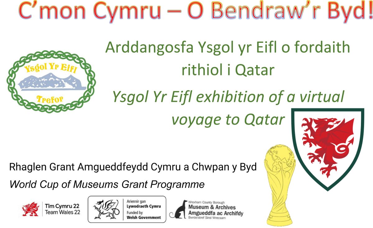 Amgueddfa Forwrol Llŷn Maritime Museum (@amgllynmus) on Twitter photo Efallai y cewch weld hwn os ydych yn dod i'r Amgueddfa dros y misoedd nesaf #TimCymru
You might get to see this if you visit the Museum over the next months #TeamWales
<a href="/FootyMuseumWal/">Amgueddfa Bêl-droed Cymru / Football Museum Wales</a> <a href="/WelshGovernment/">Welsh Government</a> Efallai y cewch weld hwn os ydych yn dod i'r Amgueddfa dros y misoedd nesaf #TimCymru
You might get to see this if you visit the Museum over the next months #TeamWales
<a href="/FootyMuseumWal/">Amgueddfa Bêl-droed Cymru / Football Museum Wales</a> <a href="/WelshGovernment/">Welsh Government</a>
