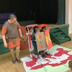 Roman shields and battle formations for the boys! @SHSBoysPrep @historyinschool 