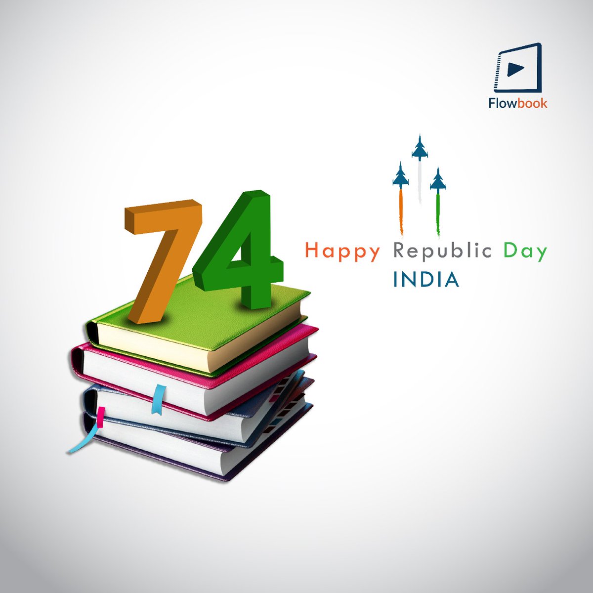 FlowbookIn's tweet image. Republic Day commemorates the implementation of the Constitution on January 26, 1950. It wasn&apos;t until January 26, 1950, that the Constitution came into effect.

Here is wishing everyone a very happy Republic Day! 

#Flowbook #RepublicDay #RepublicDay2023 #74thRepublicDay #JaiHind