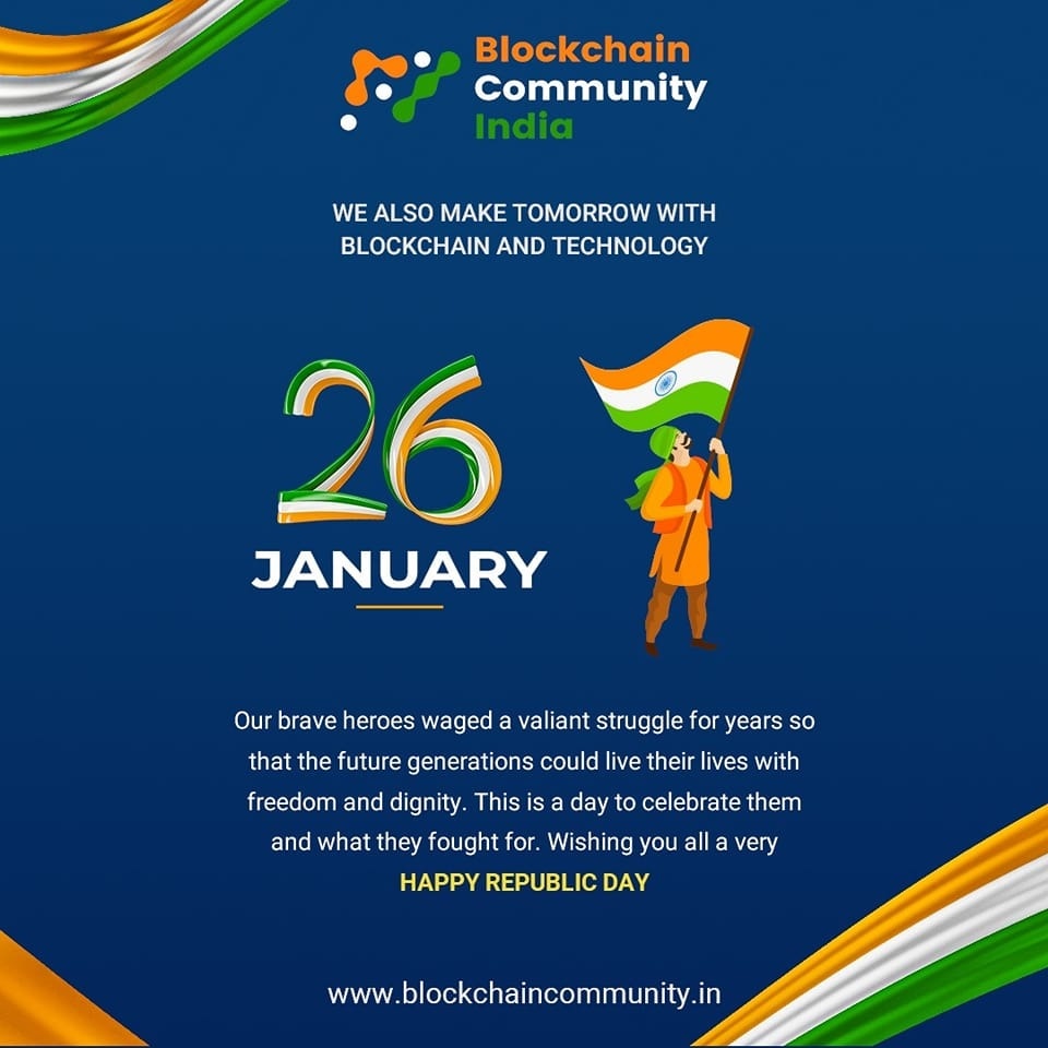 BCOMMUNITYINDIA's tweet photo. One Nation, One Vision, One Identity
“No Nation is Perfect, it needs to be made perfect.”
Meri Pehchaan Mera India
Happy Republic Day.
☎️  9649900444
🌐   https://t.co/jaGFX1S9iQ 
 #RepublicDay #republicday2023 #republicdayindia #BCOMMUNITYINDIA #BCIPARTNER #become_our_partner https://t.co/w2lQbypgls
