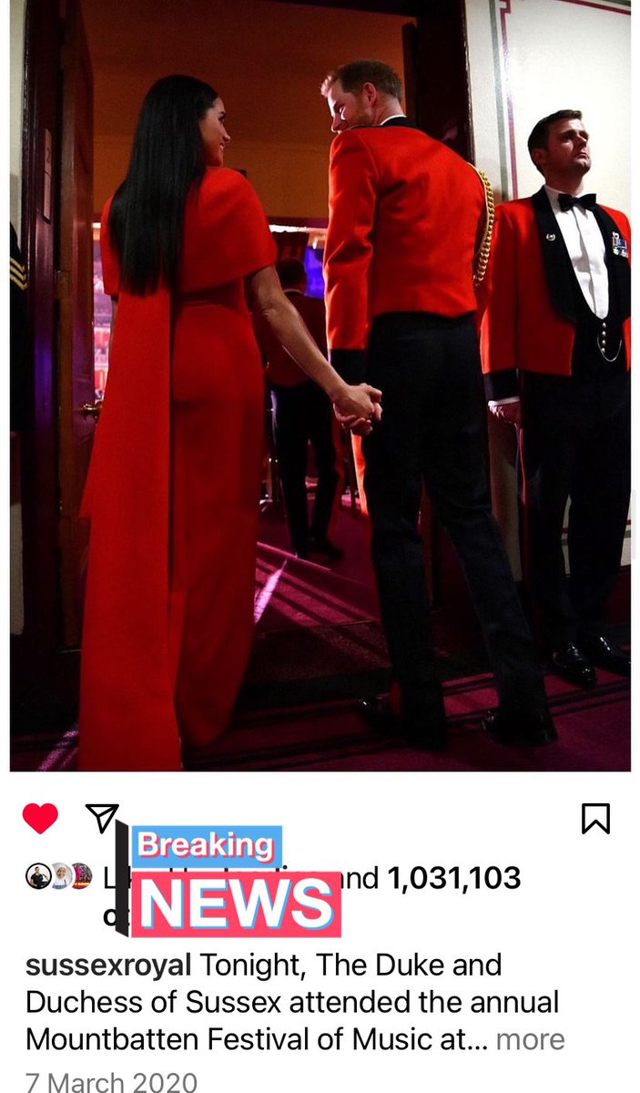 jozzzaphen's tweet photo. Hmmmm #KingCharlesTheCruel & #QueenCohoe will be attending this event on 11 March, but we’ll just be doing a #throwbackto2020 over 11million likes #HarryandMeghan 🥰❤️ https://t.co/RqDpOpcv0Z