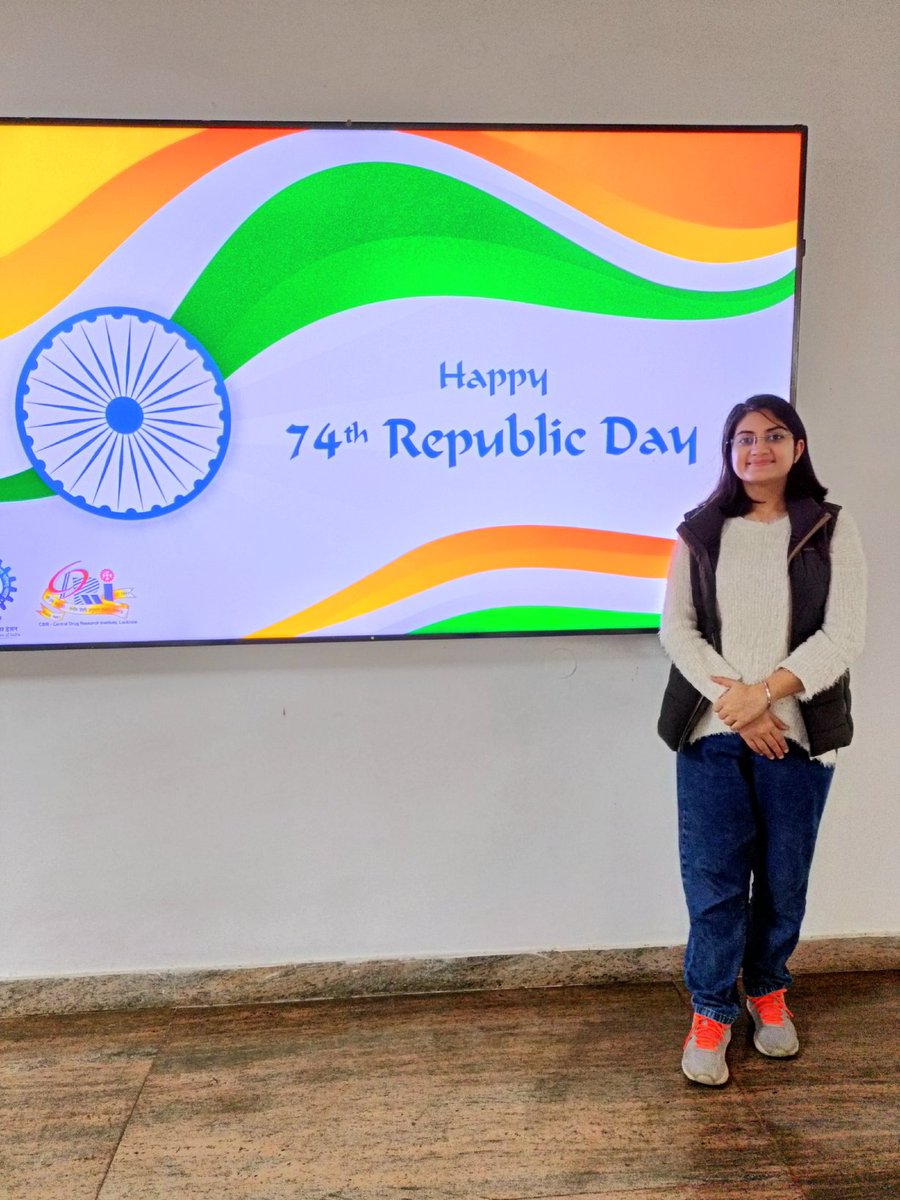 Wishing a very happy Republic day to all. Celebrating this special day at CSIR-CDRI.🇮🇳
