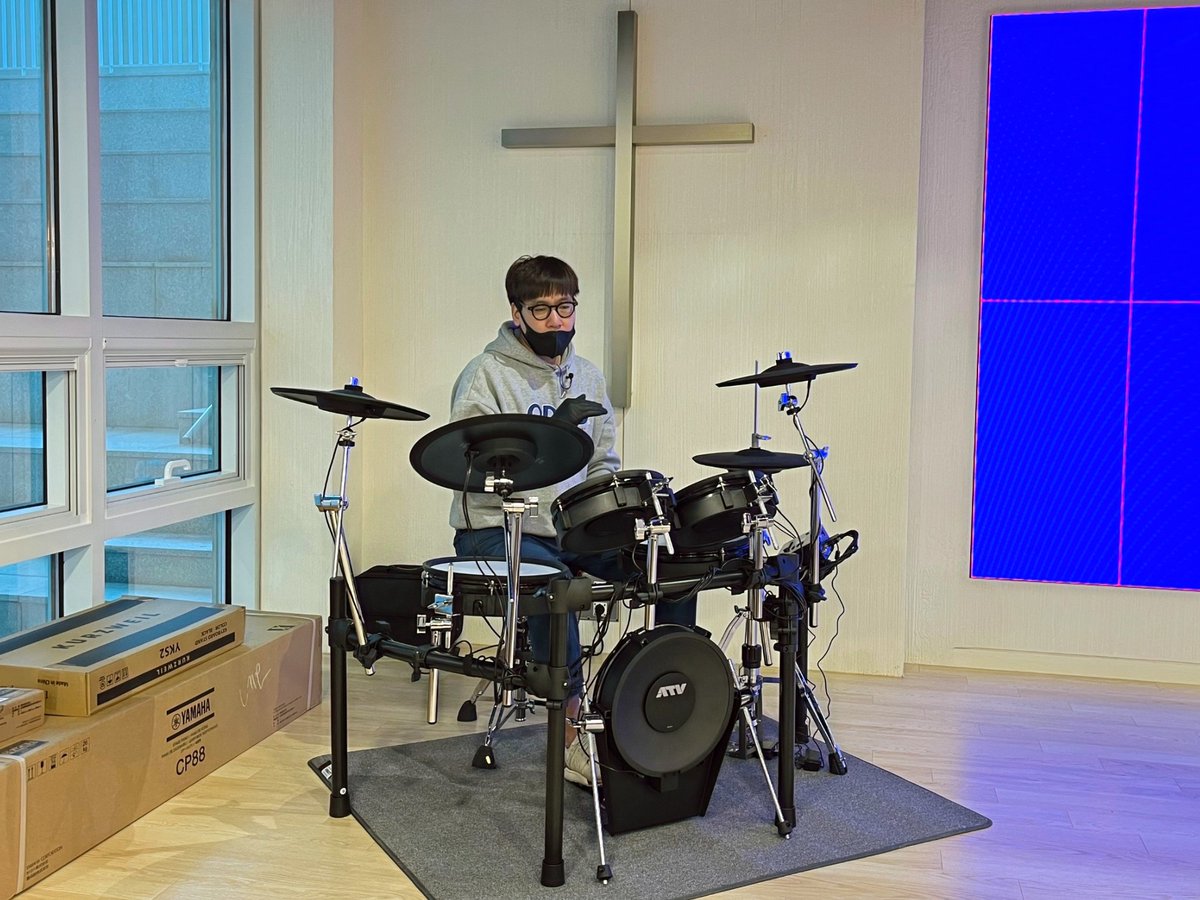 Korean dealer Wood Garage recently delivered aDrums and EXS Series kits to the newly opened Yeouido Full Gospel Church.

Read our blog report and check out the video!

adrums.global/post/atv-kits-…

#atvcorporation #atvdrums #electronicdrums