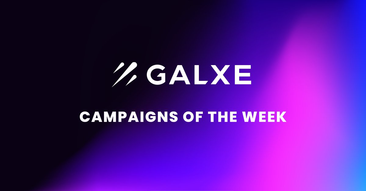 Galxe's tweet photo. Continue exploring Web3 with #Galxe while celebrating the Lunar New Year.

Scroll down to find out what fun campaigns you can participate in this week!

And so much more on https://t.co/RPSJhzxfwO☄️ https://t.co/6dVOxlmzD4